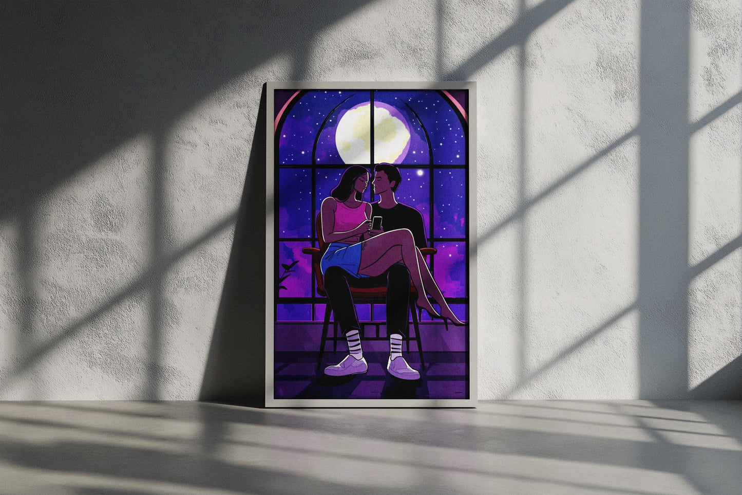 Romantic Couple Art Print