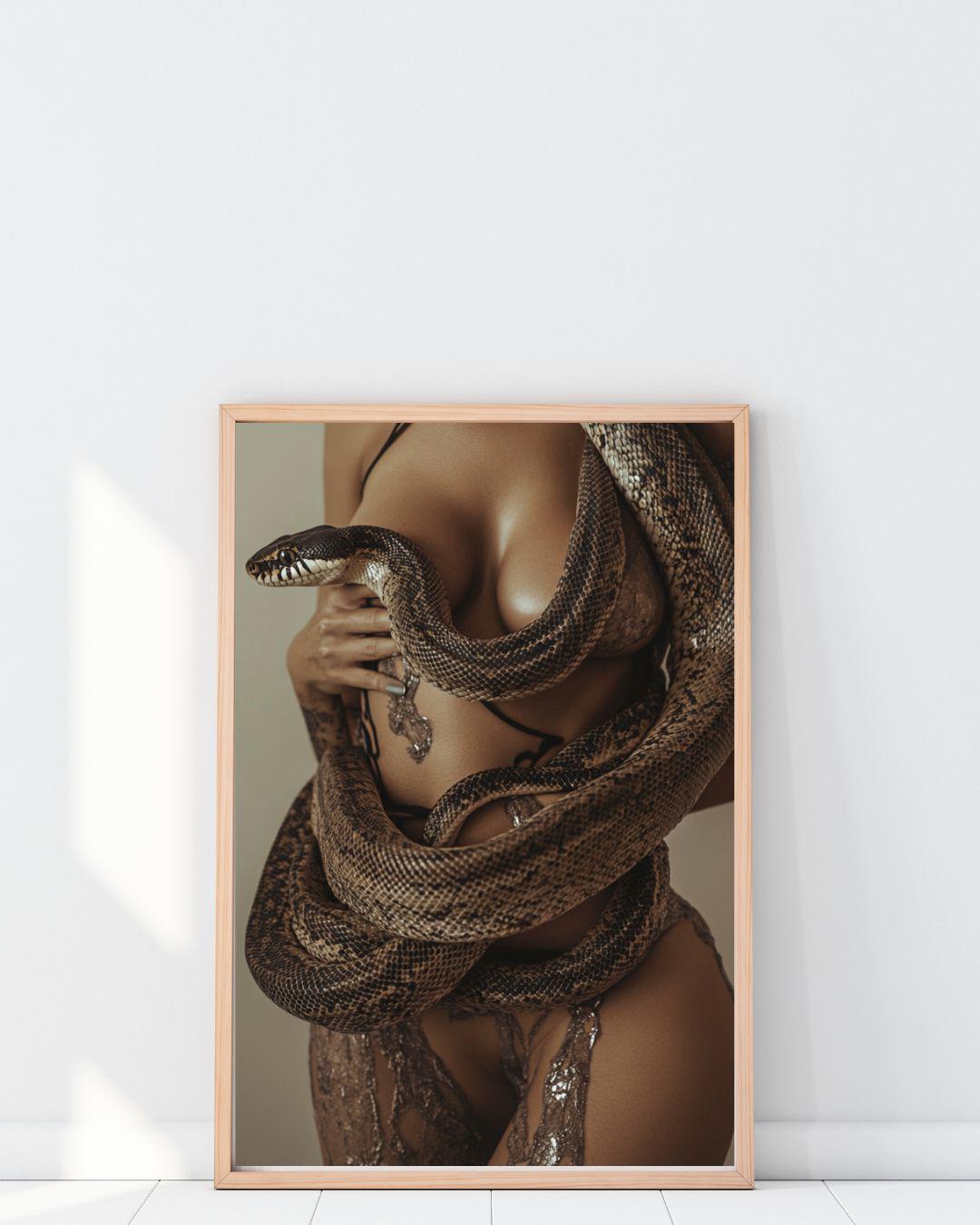 Snake Muse Art Print