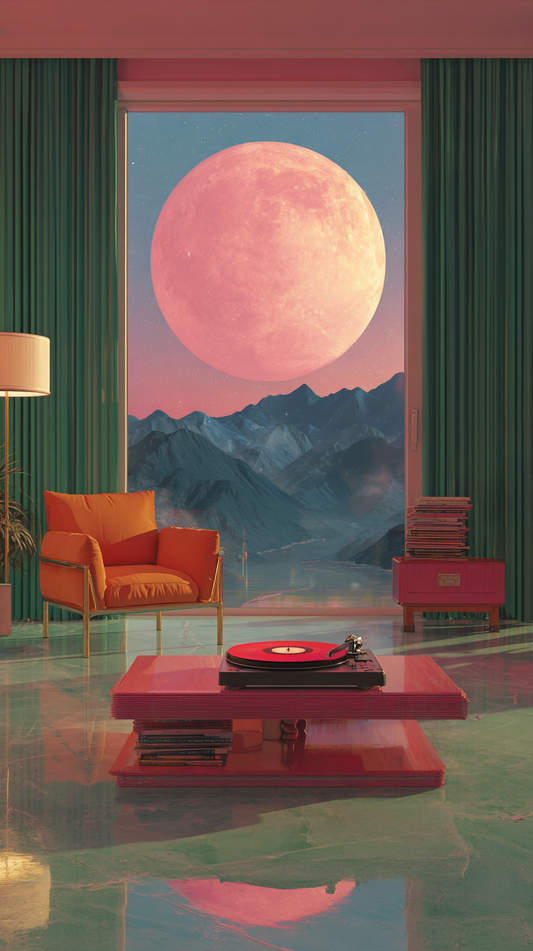 Retro Dreamcore Room Art Print