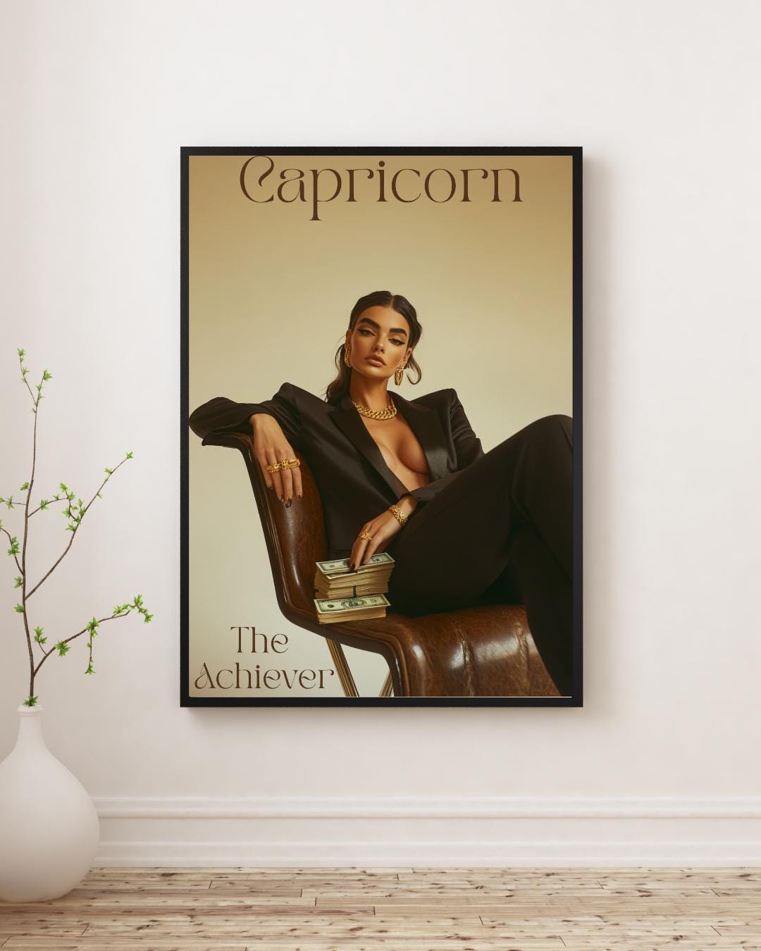 Capricorn Zodiac Sign Art Print