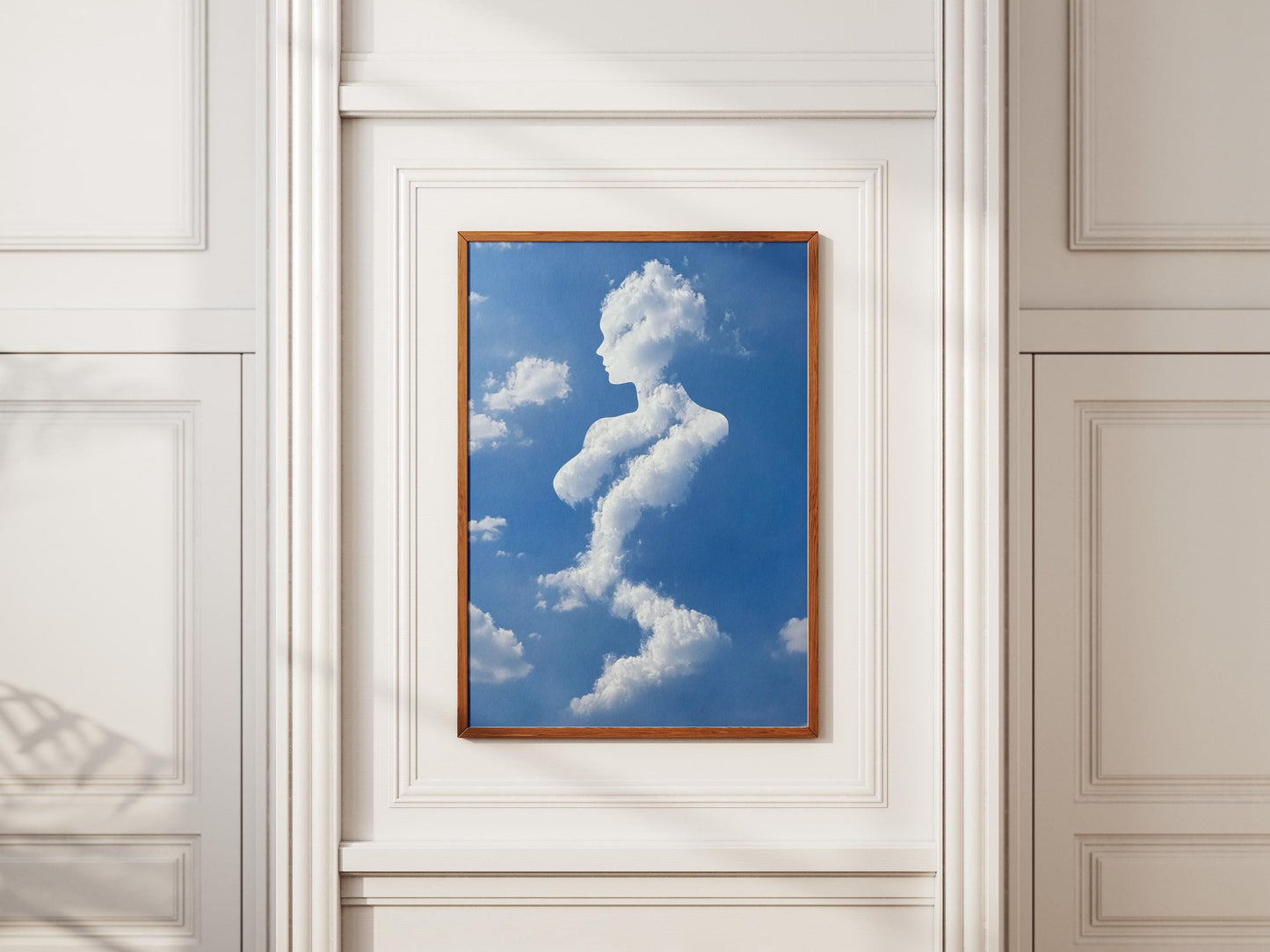 Cloud Woman Art Print