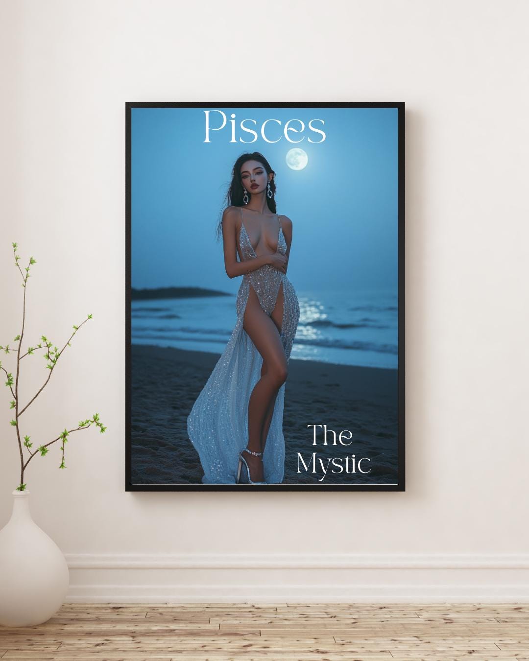Pisces Zodiac Sign Art Print