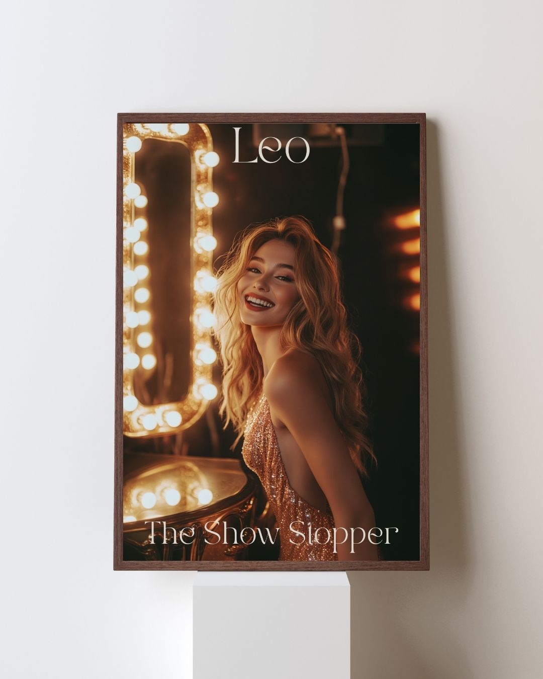 Leo Zodiac Sign Art Print