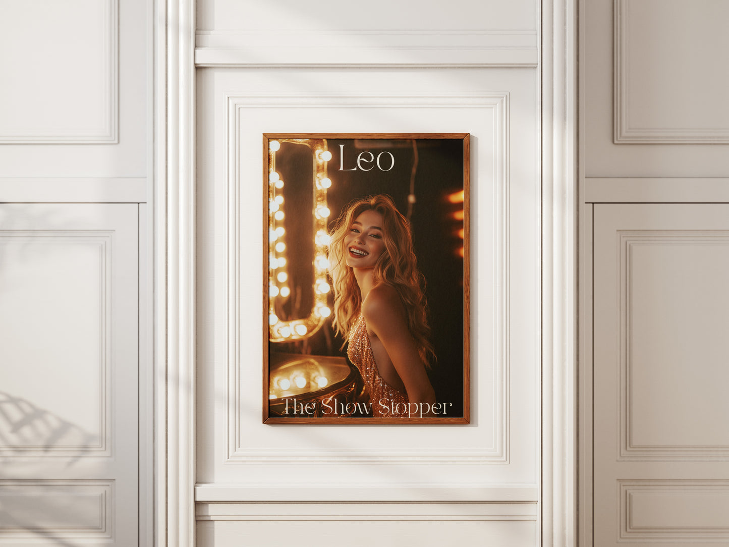 Leo Zodiac Sign Art Print