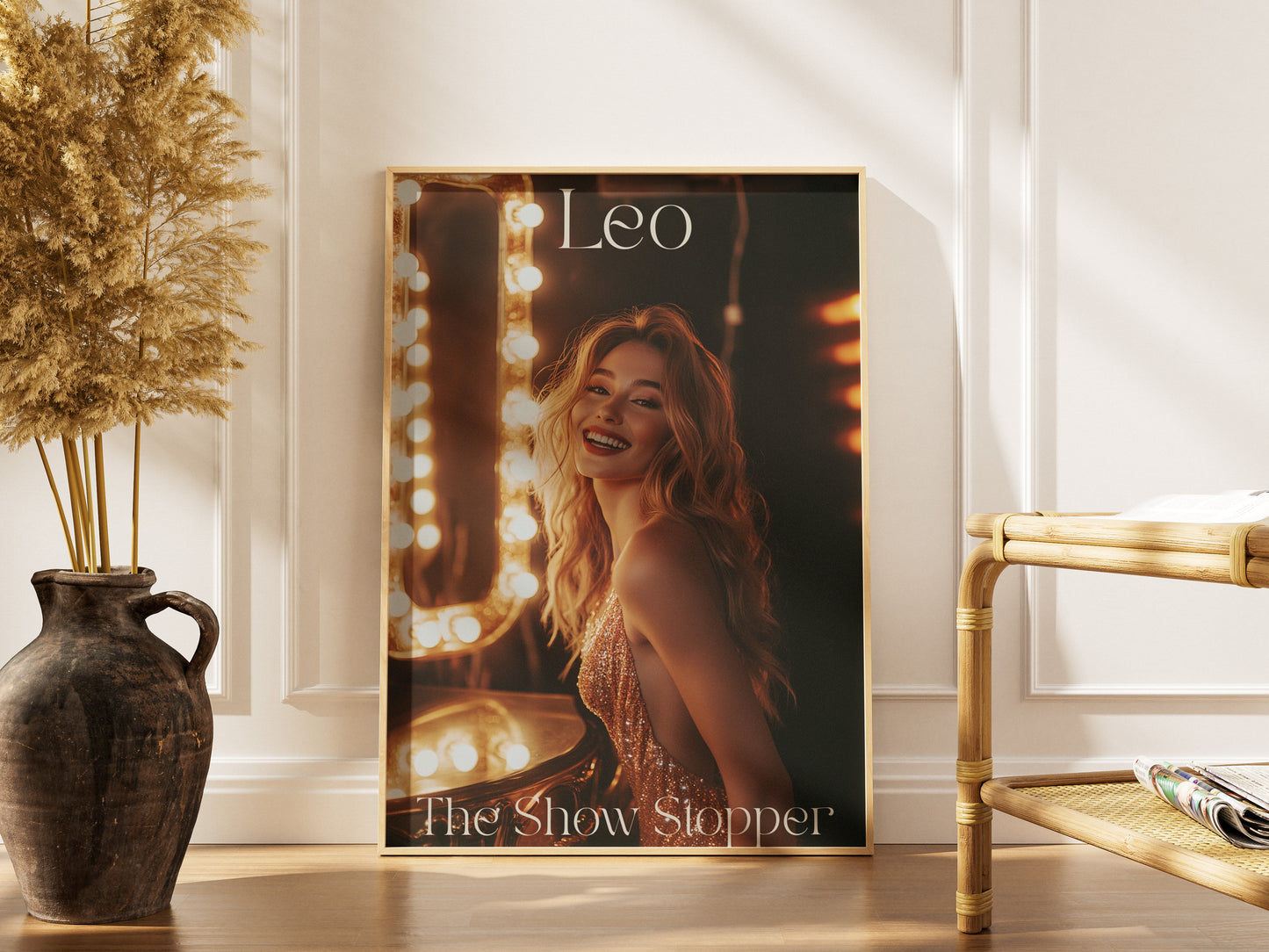 Leo Zodiac Sign Art Print