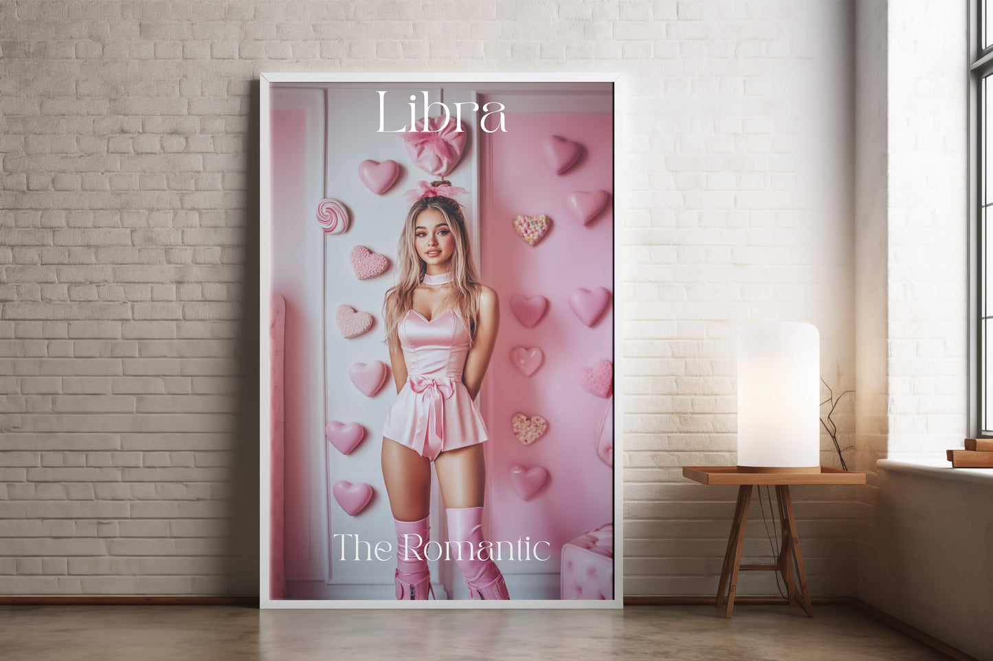 Libra Zodiac Sign Art Print