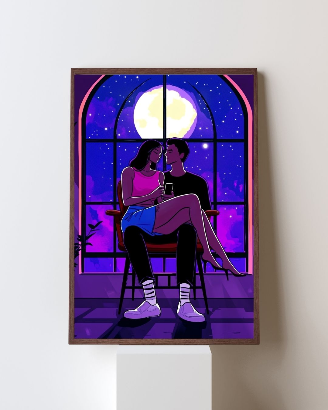 Romantic Couple Art Print