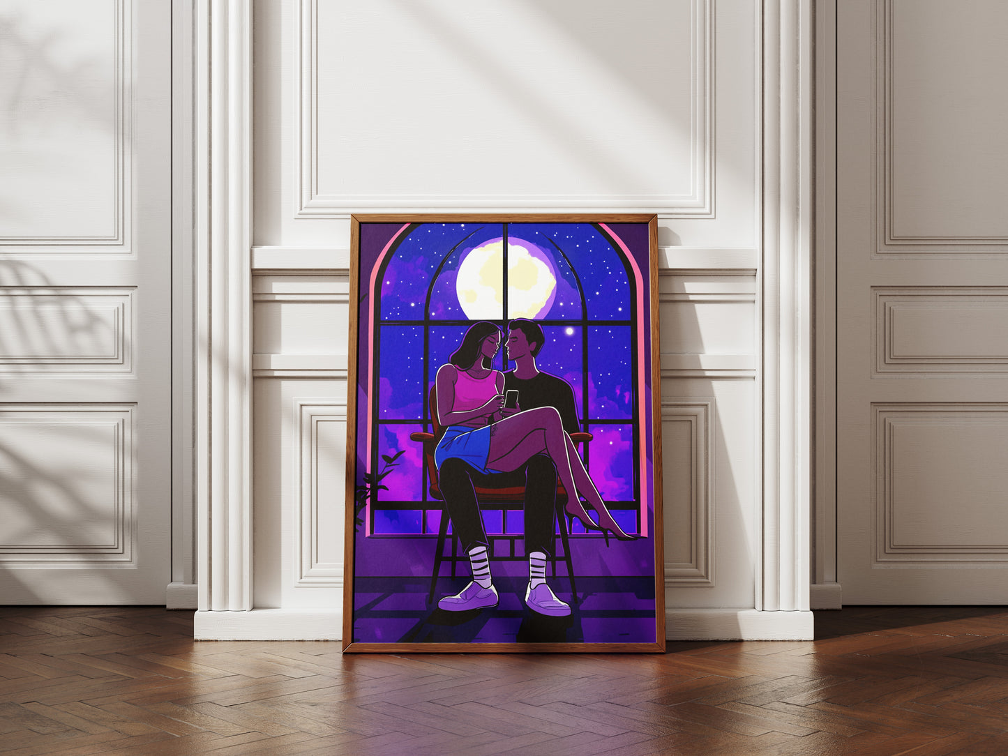 Romantic Couple Art Print