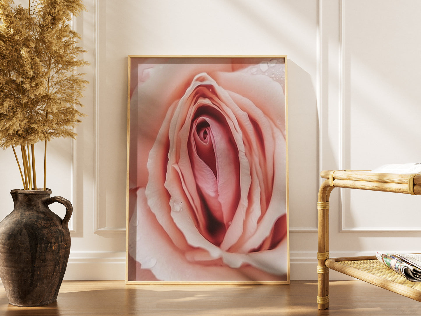Pink Rose Art Print