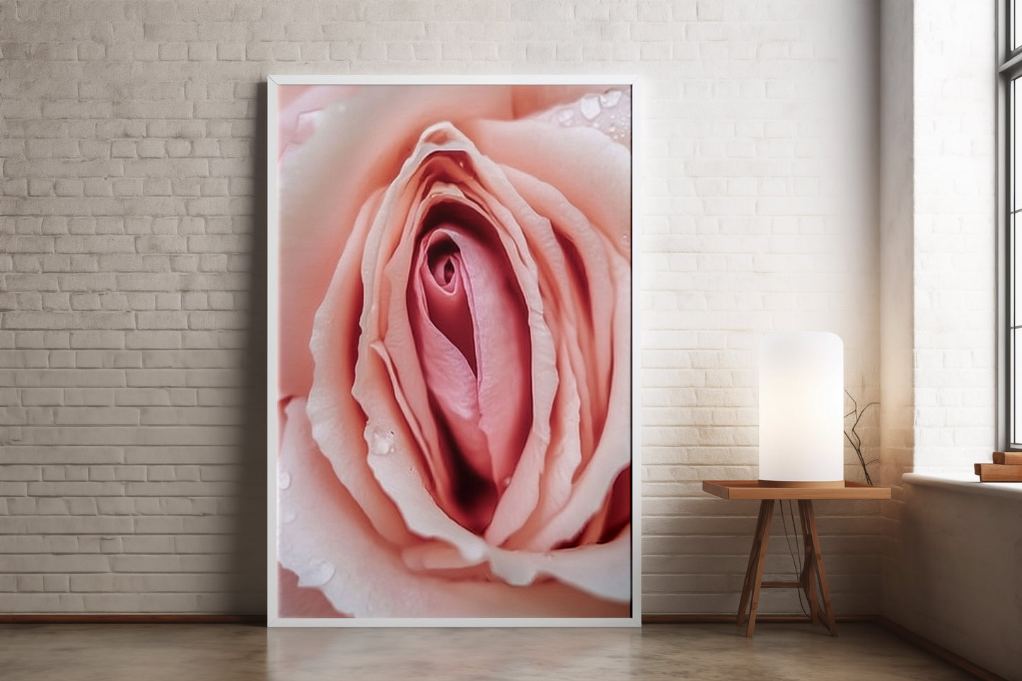 Pink Rose Art Print