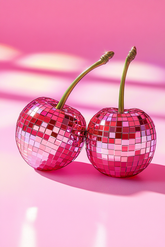 Disco Cherry Art Print