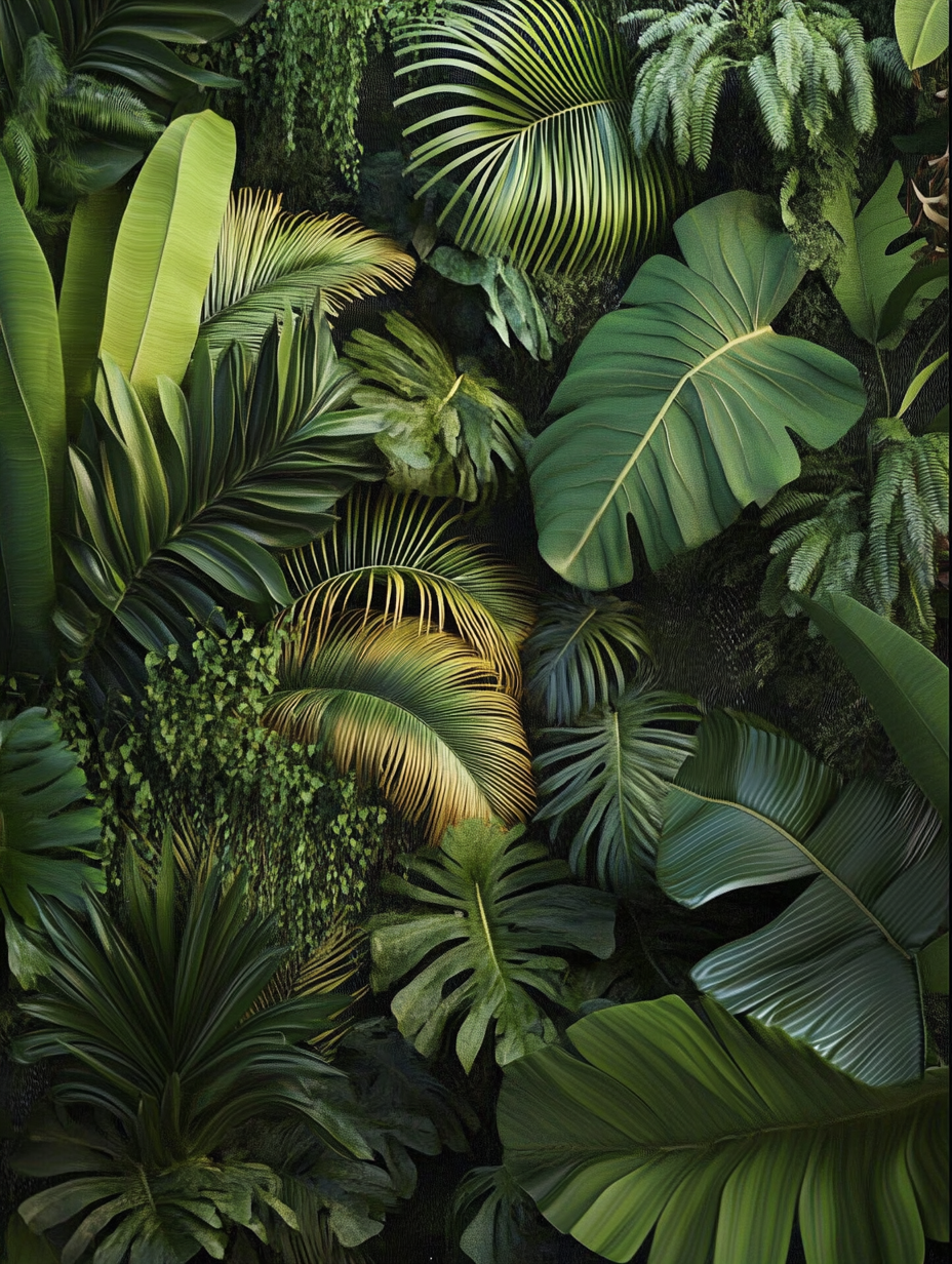 Tropical Foliage Art Print