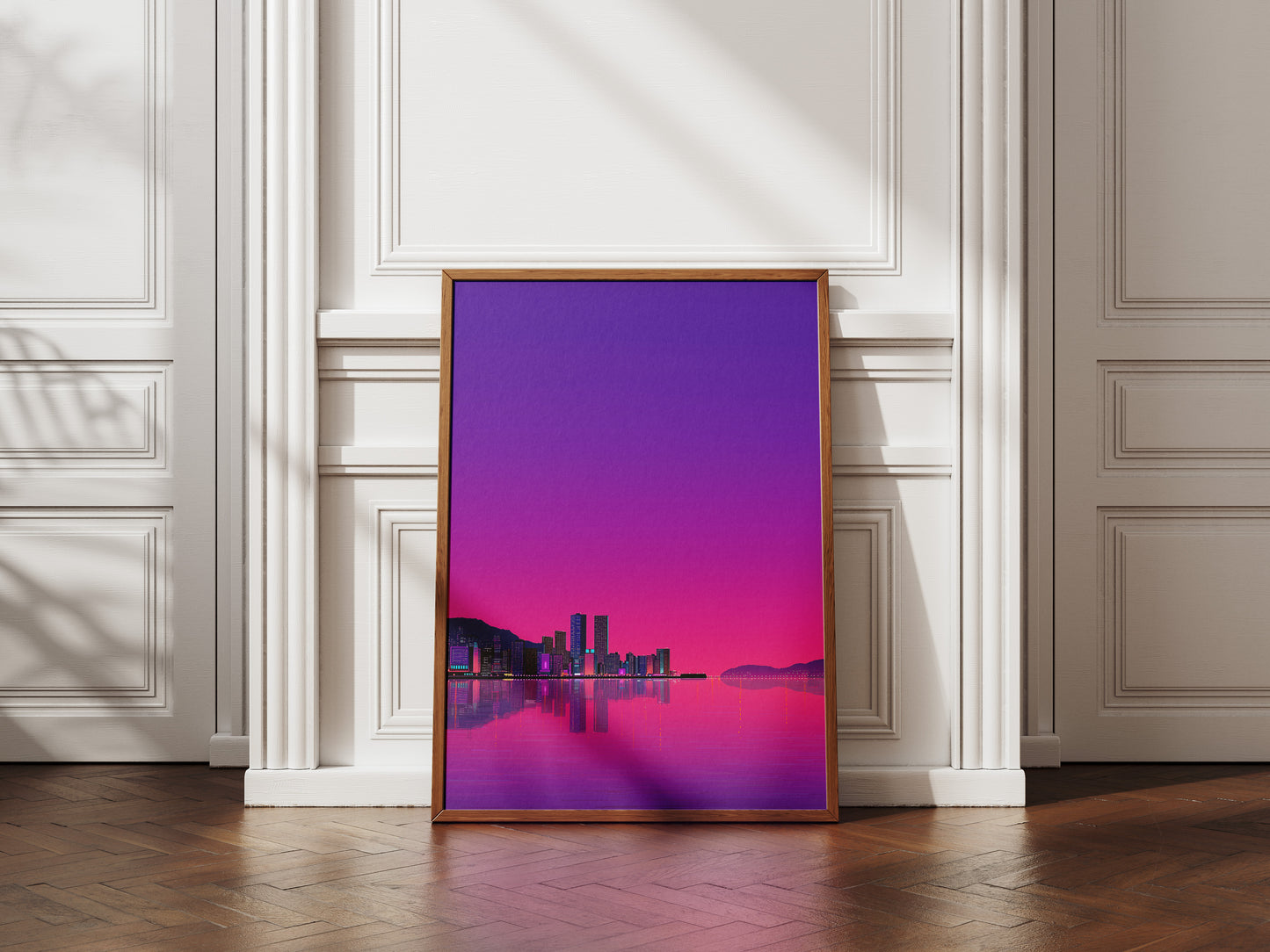 Vaporwave Cityscape Art Print
