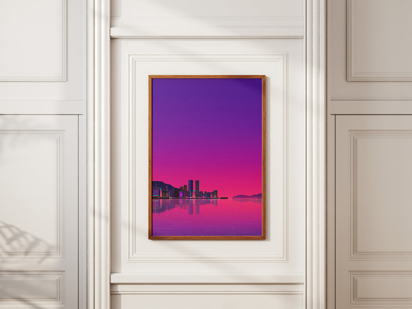 Vaporwave Cityscape Art Print