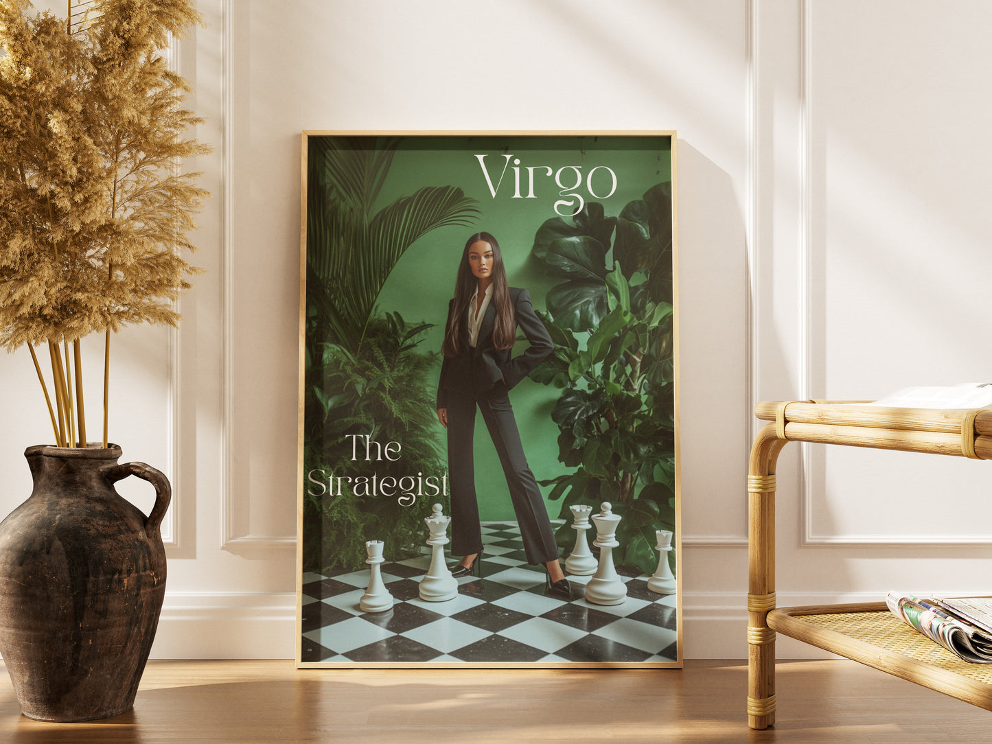 Virgo Zodiac Sign Art Print