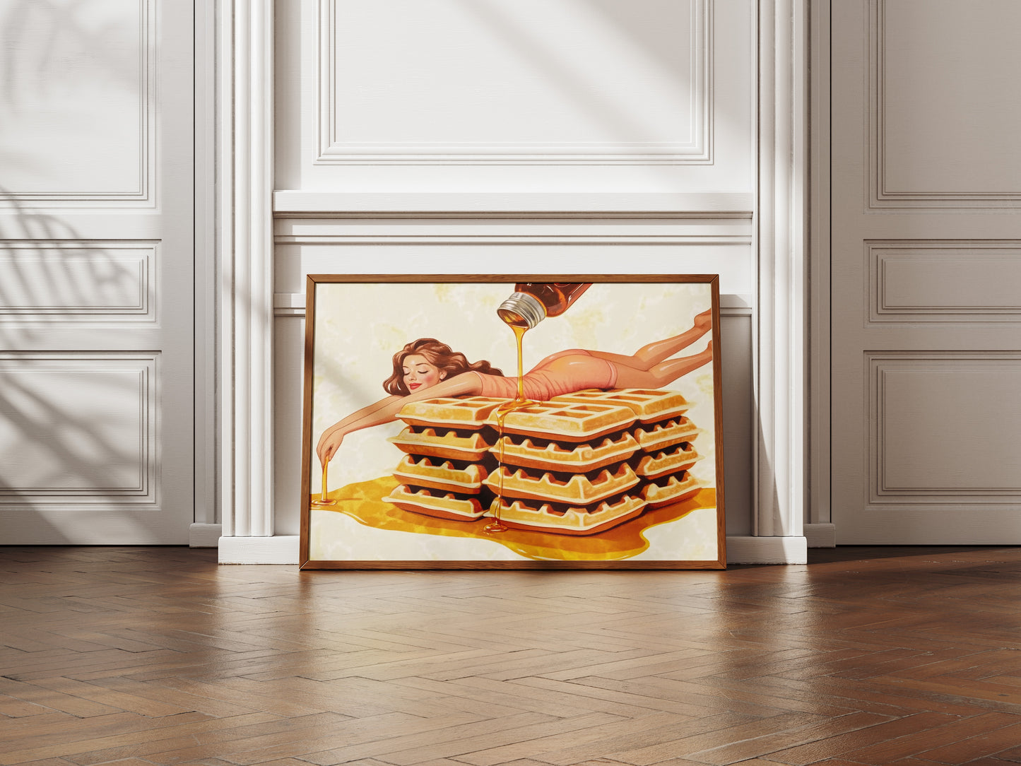 Waffle Woman Art Print